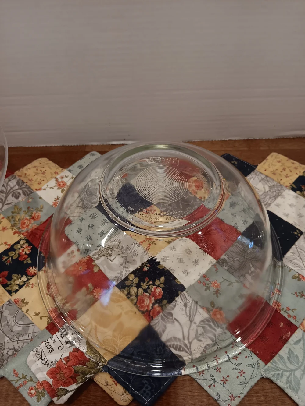 Pyrex Clear Glass Nesting Mixing Bowls Set Of Three